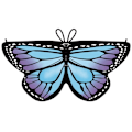 Miniatyrbilde 1 av 10: Butterfly Cape Butterfly Wings Shawl 01 01 01