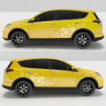 Pikkukuva 4 / 6: 60 kpl kukka-autotarrat Mini Graphics -auton korin tarratarrat