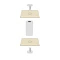 Miniatyrbilde 6 av 7: 4 stk Dobbelthodet avstandsskruer Akrylglassspiker Veggfeste 4PCS