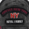 Miniatyrbillede 8 af 10: Brev Broderi Baseball Caps Net Snapback Hatte GRÅ GRÅ grey