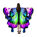Pikkukuva 1 / 10: Butterfly Shawl Cape Faire Butterfly Wings B B B