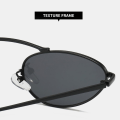 Pikkukuva 7 / 10: Cat Eye Aurinkolasit Soikeat aurinkolasit HOPEA-MUSTA HARMAA Silver-Black Gray
