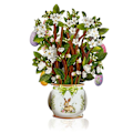 Miniatyrbild 1 av 5: Easter Egg Tree Card Blomma Välsignelse Tree Gratulationskort Påsk