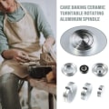 Miniatyrbilde 4 av 5: Keramisk leire pottemakeri kasting trimming spinner verktøy