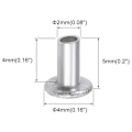 Miniatyrbillede 1 af 8: 100 stk. aluminium fladt truss-hoved halv-halvrørsnitter M2 X M2 x 4mm