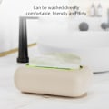 Miniatyrbillede 3 af 10: Sugekop Tissue Box Desktop Tissue Skuffe BRUN Brown