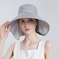 Pikkukuva 5 / 10: Beach Visor Ponytail Cap Kesäinen aurinkohattu naisille KHAKI khaki