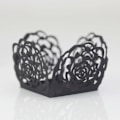 Miniatyrbillede 9 af 10: 50 stk Chokoladebakke Papir Chokolade Slikkopper SORT SORT Black