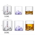Miniatyrbilde 4 av 10: Liten Glass Kaffekopp Retro Mountain Glass L 300MLPURPLE L  300mlpurple