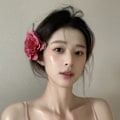 Pikkukuva 7 / 10: Peony Flower -hiusklipsi Tekokukkahiusneulat C C C