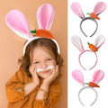 Miniatyrbillede 7 af 8: Påskehare Pandebånd Bunny Ears Hårbånd GRÅ gray