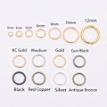 Miniatyrbillede 8 af 10: Åbne Jump Rings Split Rings Connectors 6MM4 4 6mm4
