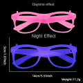 Pikkukuva 1 / 10: 5kpl Luminous Glasses Glow Glasses ROSE RED SQUARE SQUARE rose red square-square