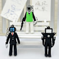 Miniatyrbillede 3 af 10: 1 Stk Nøglering Ornament Skibidi Toilet Pendel C C