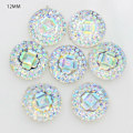 Pikkukuva 2 / 4: 50 kpl Hartsi Pyöreä Cabochon Strassikivi Pyöreä Crystal Stones white