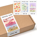 Miniatyrbillede 4 af 9: 50 STK Thank You Stickers Open Me Decals 3 3 3