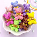 Miniatyrbillede 9 af 10: 8 Stk Farverig Rose Bjørn Flatback Stone Petal Butterfly Bjørn KAFFE coffee