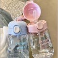 Miniatyrbild 10 av 10: Barn Sippy Cup Tecknad vattenflaskor BLÅ blue