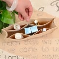 Miniatyrbillede 9 af 10: Filt-indsatspose Pung Liner BEIGE 2# 2# Beige 2#-2#