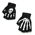 Miniatyrbild 8 av 8: Skeleton Half Finger Gloves Anti-slip handskar C C C