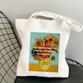 Miniatyrbillede 1 af 10: Lærredsstoftaske Shoppinghåndtaske C C C