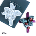 Miniatyrbillede 4 af 4: 3D Cross Butterfly Resin Silikone Forme Cross Butterfly Resin
