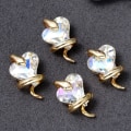 Pikkukuva 10 / 10: 10 kpl Snake Nail Charms Snakes Nails Gems MUSTA black