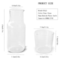 Pikkukuva 2 / 10: Vuoteen äärellä oleva set, juomalasi 350 ml 350 ml 350ml