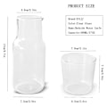 Pikkukuva 2 / 10: Vuoteen äärellä oleva set, juomalasi 500 ml 500 ml 500ml