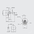 Miniatyrbillede 2 af 5: Potentiometer 3 klemmer B204