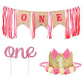 Miniatyrbild 1 av 10: Färgglad tofs Barnstolsbanner Färgglad tofsbanner STYLE 2 style 2