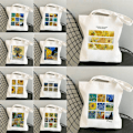 Miniatyrbillede 5 af 10: Lærredsstoftaske Shoppinghåndtaske R R R