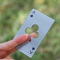 Miniatyrbillede 4 af 10: Creative Poker-formet dåseåbner SORT Black
