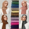 Pikkukuva 2 / 10: Shawl Wrap Headscarf Muslim Hijab Shawls KELTAINEN Yellow