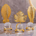 Miniatyrbilde 9 av 10: Blad Krystallkule Ornamenter Krystallkule Craft 6 6 6
