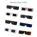 Miniatyrbilde 1 av 9: 10 stk Total Solar Eclipse-briller Eclipse-visningsbriller Random 10Pcs