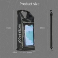 Miniatyrbilde 2 av 8: 2L Svømmevanntett Veske Messenger Bag SORT SORT Black