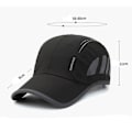 Pikkukuva 2 / 9: Nopeasti kuivuva mesh , urheilugolf-baseball- cap TUMMANHARMAA dark grey