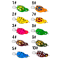 Miniatyrbilde 8 av 10: Fiskefrosk Lure Rubber Frog 3 3 3