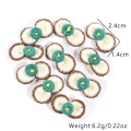 Miniatyrbillede 2 af 10: 10 stk/parti Lille Flower Patch Broderi Sticker 1 1 1