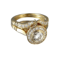 Miniatyrbilde 6 av 7: Fullt diamantringsett stablebar ring STØRRELSE 5 STØRRELSE 5 size 5