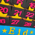 Miniatyrbillede 3 af 6: Felt Countdown Ramadan-kalender Ramadan Countdown-kalender BLÅ blue