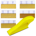 Miniatyrbillede 5 af 9: Micro Sander Kit Wet Dry Sandpapir Håndslibeblok