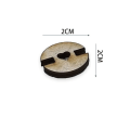Miniatyrbillede 2 af 7: Træ Pompom Holdere Hatte Knapper Hat Pompon Holder