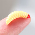 Miniatyrbilde 9 av 10: 50 Stk Myk Fiskelokk Kunstagn GUL GUL yellow