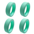 Pikkukuva 1 / 10: 4/8 kpl matkatavaroiden pyörät Protector matkatavaroiden pyörän kengät green 4pcs-4pcs