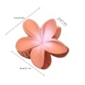 Miniatyrbillede 2 af 8: Frangipani Hårspænder Blomst Hårspænde BLÅ TRANSPARENT FARVE blue Transparent color-Transparent color