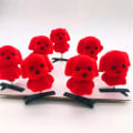 Miniatyrbilde 6 av 9: 10 stk Hårnål Fjær Hårklemme C C C