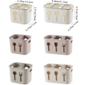 Miniatyrbilde 2 av 10: Spisepinne Fat Spisepinnebur BEIGE 2 RETTER 2 RITTER Beige 2 Grids-2 Grids