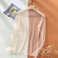 Miniatyrbillede 5 af 10: T-shirt Toppe See Through Bluse SORT Black